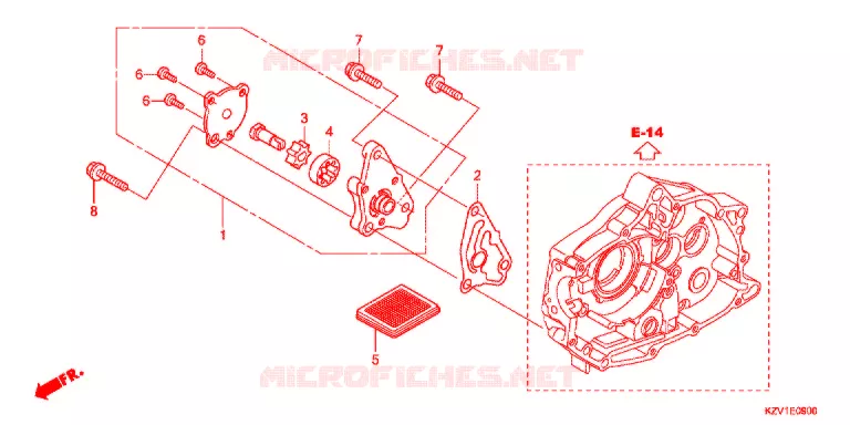 POMPE A HUILE Honda MOTO 110 CUB 2012  NBC110C