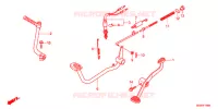 PEDALE   KICK pour Honda SUPER CUB 50 -XJ- de 2012