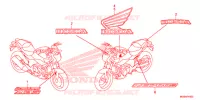 AUTOCOLLANTS pour Honda NC 700 ABS de 2012
