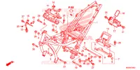 CADRE pour Honda NC 700 ABS de 2012