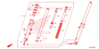 FOURCHE pour Honda NC 700 ABS de 2012