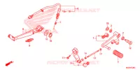 PEDALE pour Honda NC 700 ABS de 2012