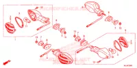 CLIGNOTANT pour Honda NC 700 X de 2014
