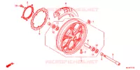 ROUE AVANT pour Honda NC 700 X de 2014