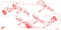 CLIGNOTANT pour Honda NC 700 X de 2015