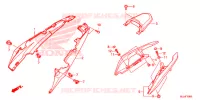 COUVERCLES LATERAUX pour Honda NC 700 X de 2015