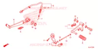 PEDALE pour Honda NC 700 X de 2015
