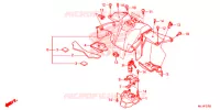CACHE CENTRAL pour Honda NC 700 X de 2015