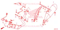 SILENCIEUX D'ECHAPPEMENT pour Honda NC 700 X de 2016