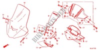 ENTOURAGE DE COMPTEUR pour Honda INTEGRA 750 de 2014
