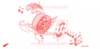 ROUE ARRIERE pour Honda RUCKUS 50 BLACK de 2008
