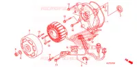 ROTOR   STATOR pour Honda RUCKUS 50 BLACK de 2008