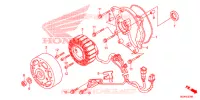 ROTOR   STATOR pour Honda RUCKUS 50 de 2015
