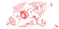 ROTOR   STATOR pour Honda RUCKUS 50 de 2015