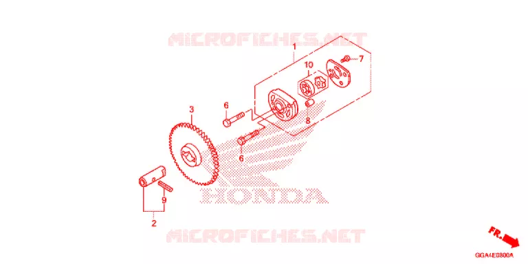 POMPE A HUILE Honda SCOOTER 50 RUCKUS 2016  NPS50G