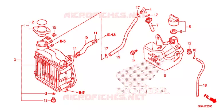 RADIATEUR Honda SCOOTER 50 RUCKUS 2016  NPS50G