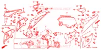 COUVERCLES LATERAUX pour Honda RUNE 1800 VALKYRIE de 2004