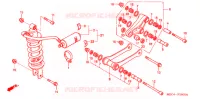 AMORTISSEUR ARRIERE pour Honda RUNE 1800 VALKYRIE painted wheels pullback handlebar de 2004