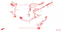 PEDALE   KICK pour Honda WAVE 110 Front brake disc, Kick start de 2011