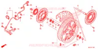 ROUE AVANT pour Honda 700 DN01 de 2009