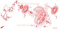 ROUE AVANT pour Honda 700 DN01 de 2009