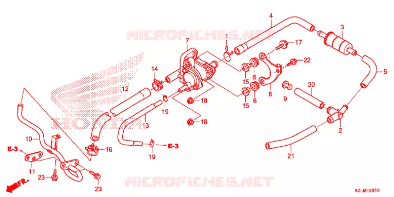 FILTRE A AIR - SOUPAPE D'AIR Honda SCOOTER 110 SPACY 2013  NSC110CSD