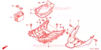 MARCHE PIEDS (NSC50SH4/5/6/7) pour Honda 50 DIO CESTA de 2006