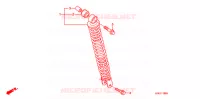 AMORTISSEUR ARRIERE pour Honda 50 DIO CESTA de 2014
