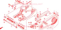 BRAS OSCILLANT pour Honda STEED 400 J de 2001