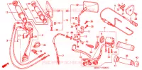 COMMODO   LEVIER   CABLE pour Honda STEED 400 J de 2001