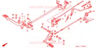 PEDALE pour Honda STEED 400 J de 2001
