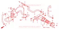 COMMANDE INJECTION D'AIR SOUPAPE pour Honda STEED 400 J/A de 2001
