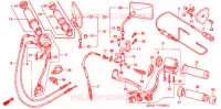 COMMODO   LEVIER   CABLE pour Honda STEED 400 J/A de 2001