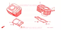 CYLINDRE pour Honda STEED 400 J/A de 2001