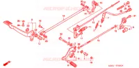 PEDALE pour Honda STEED 400 J/A de 2001