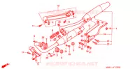 SILENCIEUX D'ECHAPPEMENT pour Honda STEED 400 J/A de 2001