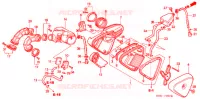 FILTRE A AIR pour Honda STEED 400 VLX Without speed warning light. Taylor bar handle de 1993