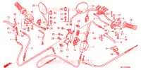 LEVIER DE GUIDON   CABLE   COMMODO pour Honda TODAY 50 de 2007
