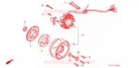 ALTERNATEUR ('88) pour Honda NX 125 de 1989