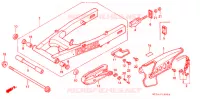 BRAS ARRIERE pour Honda NX 125 de 1989
