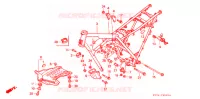 CADRE pour Honda NX 125 de 1989