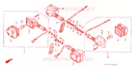 CLIGNOTANT pour Honda NX 125 de 1989