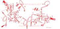COMMODOS   POIGNEES pour Honda NX 125 de 1989