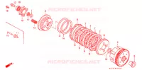 EMBRAYAGE pour Honda NX 125 de 1989
