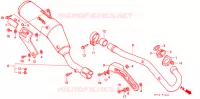 SILENCIEUX D'ECHAPPEMENT pour Honda NX 125 de 1989