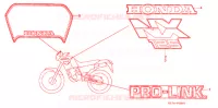 T ('88) pour Honda NX 125 de 1989
