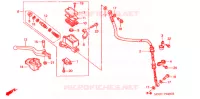 MAITRE CYLINDRE DE FREIN AVANT pour Honda NX4 FALCON 400 de 2005