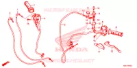 LEVIER DE GUIDON   CABLE   COMMODO (NXR160ESD/EDD) pour Honda NXR 160 BROS DISCO DO FREIO ATRÁS de 2015