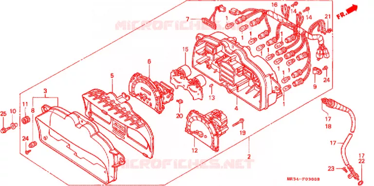 COMPTEUR Honda MOTO 800 PC800 1989  PC800K