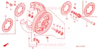 ROUE AVANT pour Honda PACIFIC COAST 800 de 1990